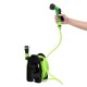 10m Portable Water Pipe Bracket Wall Mounted Garden Watering Hose Storage Portable Hook Frame Water Pipe Rack