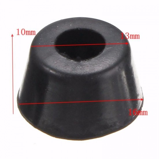 10pcs 16x13x10mm Rubber Chair Ferrule Anti Scratch Floor Table Feet Leg Protector