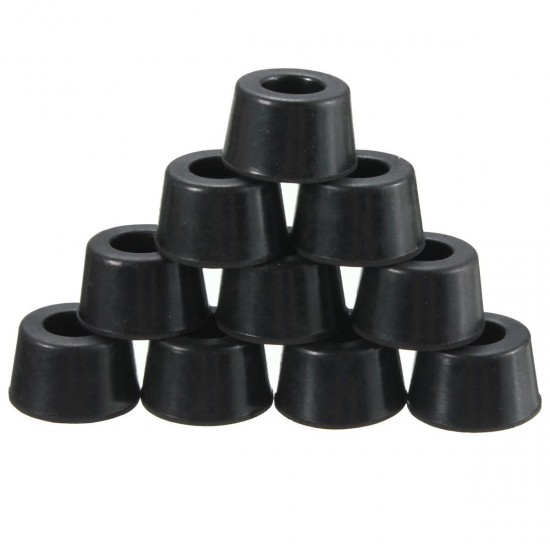 10pcs 16x13x10mm Rubber Chair Ferrule Anti Scratch Floor Table Feet Leg Protector