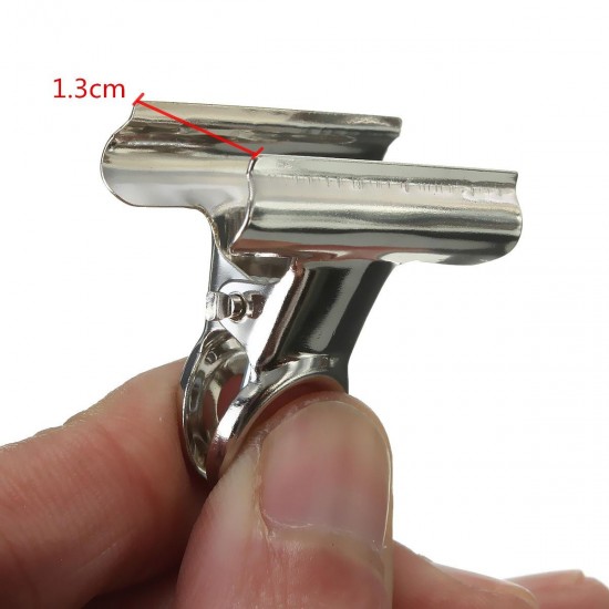 10pcs 31mm Stainless Steel Silver Bulldog Clips Money Letter Paper File Clamps