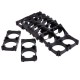 10pcs 32650 2 Slot Cell Battery DIY Safety Anti Vibration Combination Holder Bracket