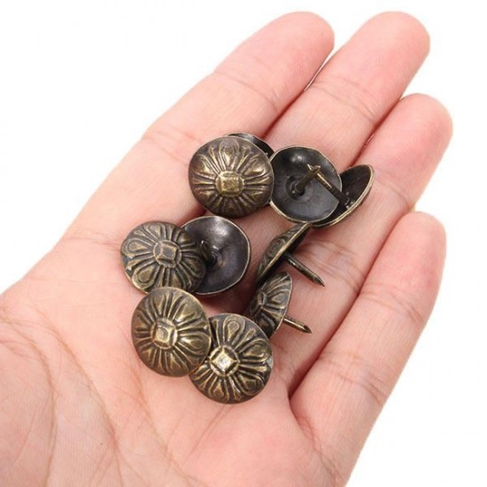 10pcs Bronze Bubble Nails Decorative Sofa Vesicles Box Bubble Nail Tack