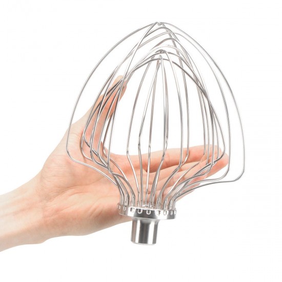 11 Wire Whip Egg Beater Mixer Whisk Beater Stainless Steel For KitchenAid 5K7EW