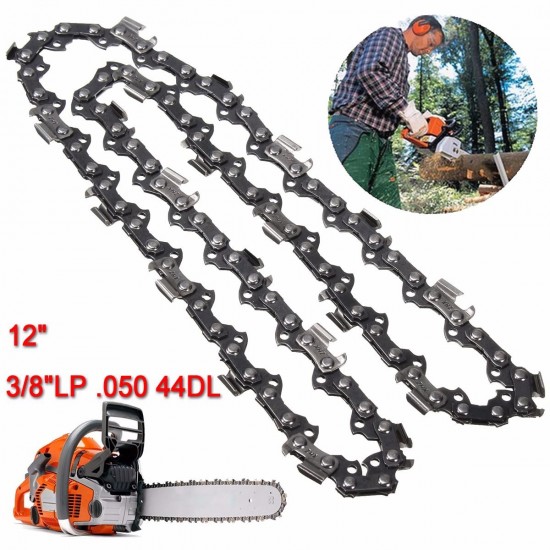 12 Inch 44 Drive Links Substitution Chain Saw Saw Mill Chain 3/8 Inch Pitch 050 Gauge