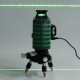 12 Lines 3D Green Laser Level Leveling Horizontal Cross Super Powerful Green Laser Beam