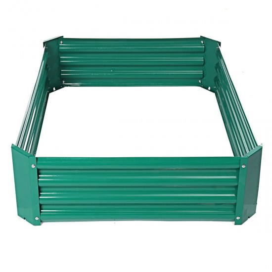 1200x900x300mm Raised Steel Garden Bed Planter Box Outdoor Vegetable Flower Herbs Tray Pot