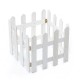 120cmx30cm DIY Wood Picket Fence With Screws House Wedding Party Garden Christmas Tree Decoration