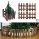 120cmx30cm DIY Wood Picket Fence With Screws House Wedding Party Garden Christmas Tree Decoration