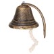 12CM Retro Cast Iron Dinner Doorbell Ring Bells Bracket Patio Coffee Wall Decorations Hand Bell