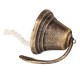 12CM Retro Cast Iron Dinner Doorbell Ring Bells Bracket Patio Coffee Wall Decorations Hand Bell