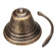 12CM Retro Cast Iron Dinner Doorbell Ring Bells Bracket Patio Coffee Wall Decorations Hand Bell