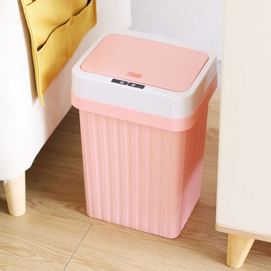 12L Smart Sensor Trash Can Automatic Sensor Dustbin ABS Touchless Garbage Bin