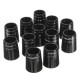 12Pcs Black Plastic Golf Tip Ferrules Rings Adapters For .375 and .350 Iron Shafts