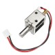 12V DC 0.43A Mini Electric Bolt Lock Push Pull Cylindrical Solenoid Lock 5mm Stroke