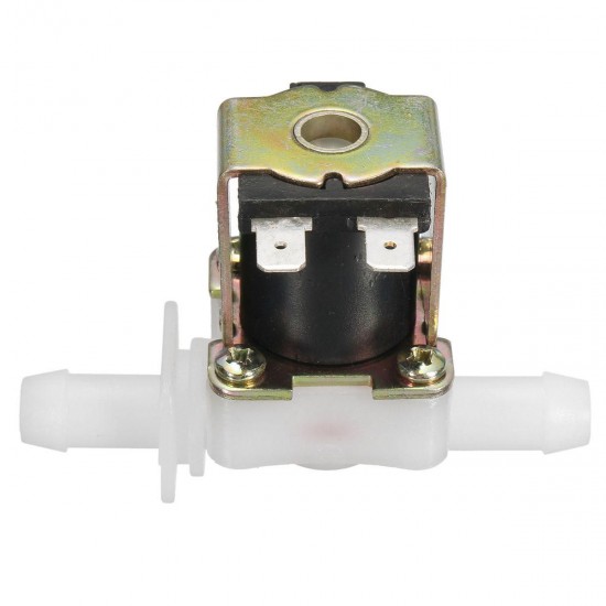 12V DC Electric Solenoid Valve Water Air Inlet Flow Switch Normally Closed 12mm