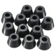 12pcs 25x20x15mm Black Rubber Protector for Chair Leg Table Crutch Feet Stools Furniture Feet