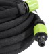 15m Black Porous Watering Soaker Hose Flexible Watering Tubing Pipe Garden Drip Irrigation