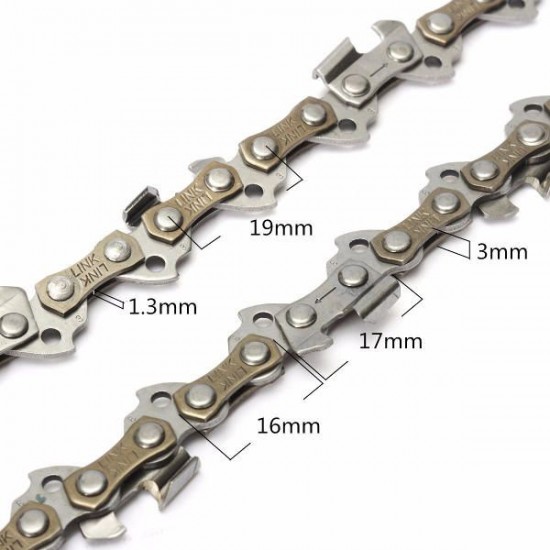 16 Inch 59 Drive Substitution Chain Saw Saw Mill Chain 3/8 Inch Links Pitch 050 Gauge
