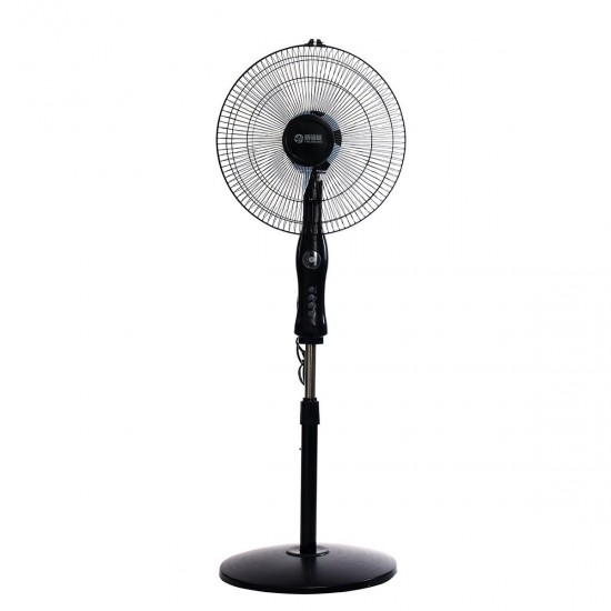 16 inch Floor Fan Stand Timer Fan 15cm Adjustable Height & Angle with Remote Control