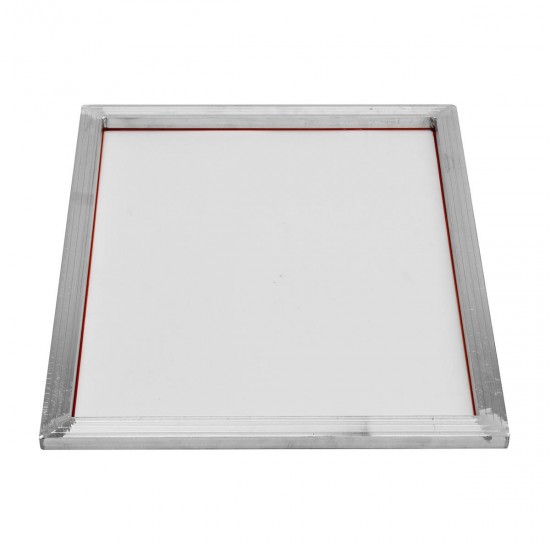 160 Mesh Silk Screen Printing Screen With Aluminum Frame White Polyester