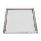 160 Mesh Silk Screen Printing Screen With Aluminum Frame White Polyester