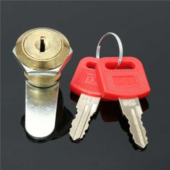 16mm Cam Lock Door File Cabinet Letter Mail Box Drawer Cupboard with 2 Key