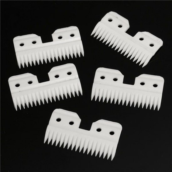 18 Teeth Ceramic Cutters Blades A5 Series Clipper Replacement 5Pcs