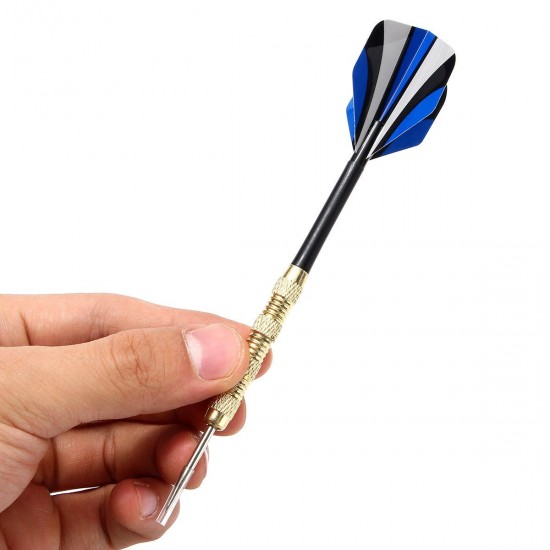 18Pcs Steel Tip Dart With Nice Flight Game Play Darts 15cm