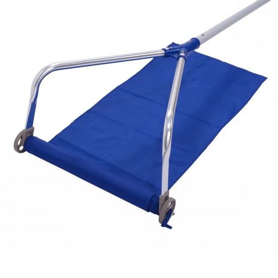 193-640cm Roof Snow Shovel Telescopic Rod Roof Rake Roof Snow Removal System Oxford Cloth Roof Rake For Removing Snow Cleaner