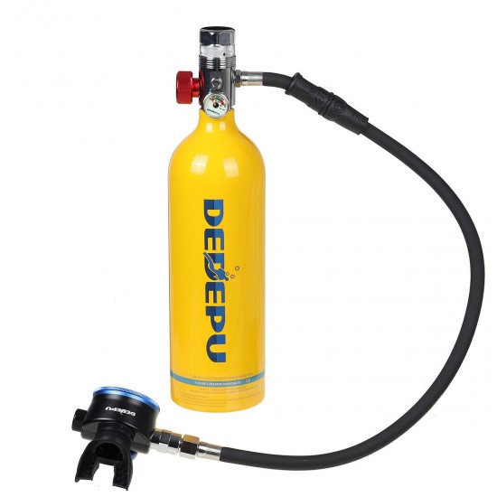 1L Scuba Oxygen Cylinder Air Tank Underwater Breathing Equipment Pump Tool Set