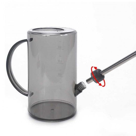 1L Watering Pot Long Mouth Bottle Stainless Steel Tube Garden Spout Plant Tool