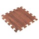 1Pcs 31x31cm EVA Foam Brown Easy Cleaning Imitation Wood Kids Play Floor Mats Baby Play Mat