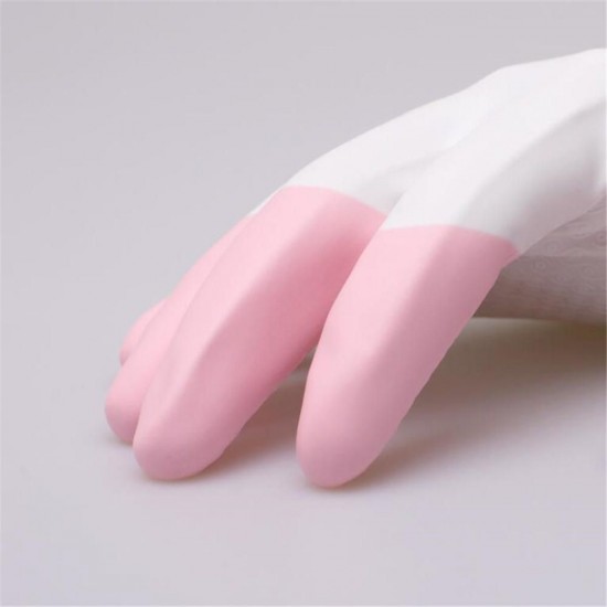 2 Pairs Flocking Clean Gloves Home Washing Laundry Glove For Kitchen Household Antiskid from Xiaomi Youpin