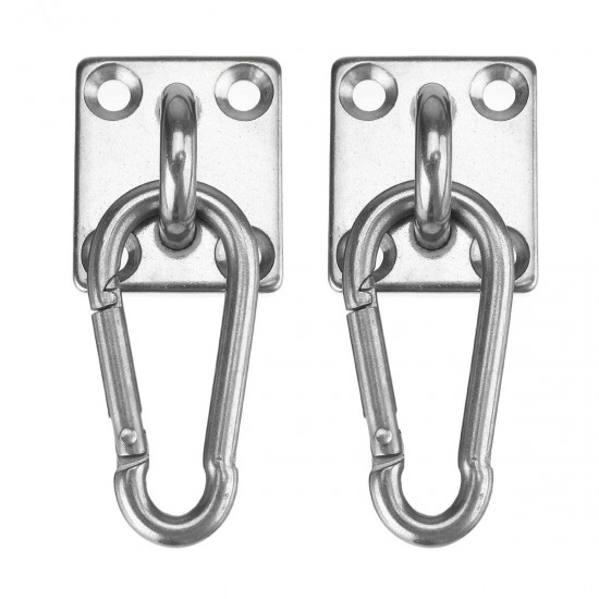 2 Sets Of Suspended Ceiling Wall Mount U-Shaped Hooks Stainless Steel Heavy Duty