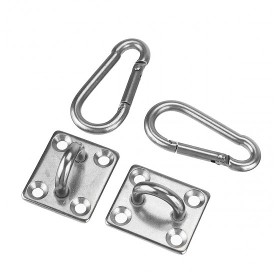 2 Sets Of Suspended Ceiling Wall Mount U-Shaped Hooks Stainless Steel Heavy Duty