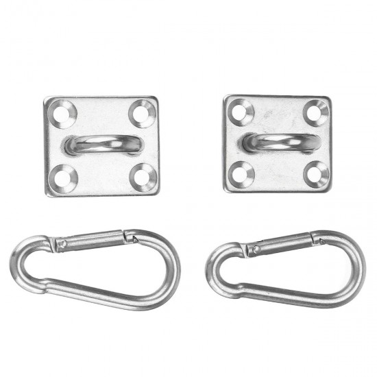 2 Sets Of Suspended Ceiling Wall Mount U-Shaped Hooks Stainless Steel Heavy Duty