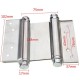 2 pieces 4 Inch Double Open Hinge Hardware Kitchen Gate Saloon Cafe Door