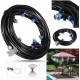 20M+3M Outdoor Mist Coolant System Water Sprinkler Garden Patio Mister Cooling Spray Kits Micro Irrigation Set With 36 Spray Nozzles
