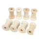 20Pcs Vintage Wooden Sewing Machine Bobbins Spools Reels