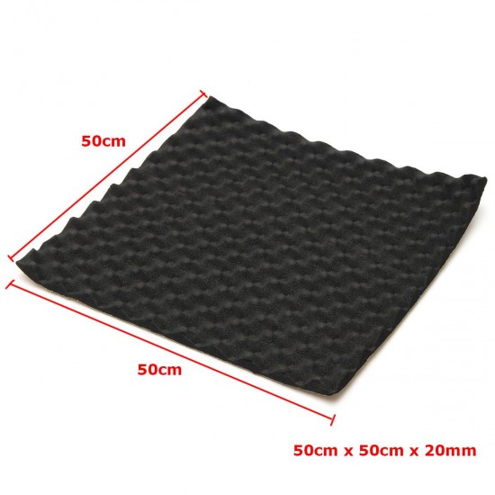 20mm Sound Absorber Acoustic Foam Self-adhesive for Studio 50x50cm