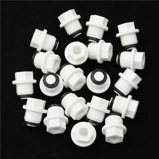 20pcs PPR Teeth Plug PPR External Wire Plug DN20 Pipe Fittings of Hot Water