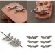 20pcs Silver Angel Fairy Wings Charm Spacer Beads Craft Hardware