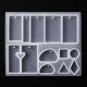 213Pcs Resin Casting Mold Kit Silicone For Necklace Jewelry Pendant Craft Making Tools