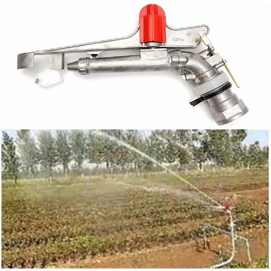 2.2 Inch 360° Adjustable Impact Sprinkler Gun Garden Water Irrigation Spraying Tool Sprayer