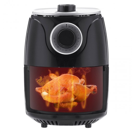 220V 1500wW Air Fryer Household 2.6L Large Capacity No Oil Smoke Electric Fryer Fries Pizza Cooker Oven