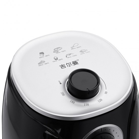 220V 1500wW Air Fryer Household 2.6L Large Capacity No Oil Smoke Electric Fryer Fries Pizza Cooker Oven