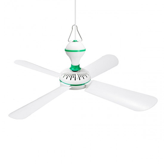220V 20W 4 Blade Mini Ceiling Fan Indoor Hanging Summer Cooler Gift With 1.5m Cable