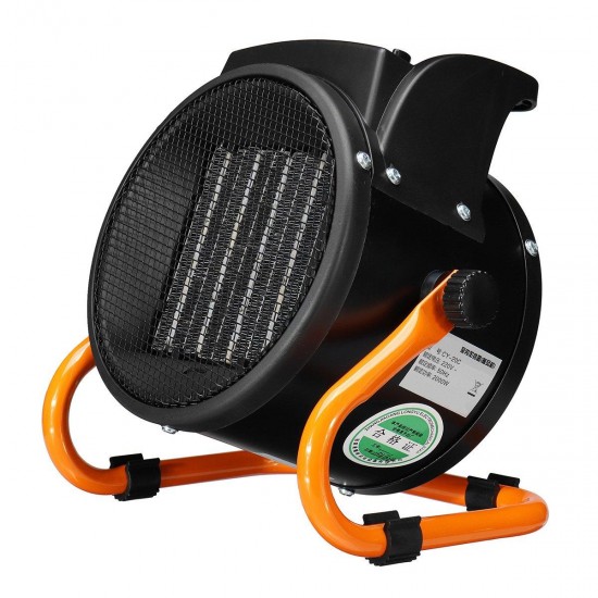 220V 2KW Industrial Fan Heater Electric Heater Fan Tilting Round for Industrial Workshop Garage