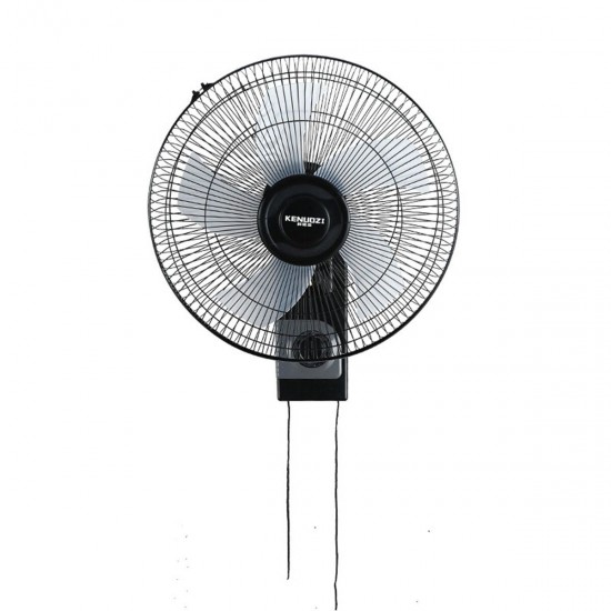 220V 55W Wall Mounted Fan Home Cooling Fan 3 Levels Adjustable 5 Blades 16''