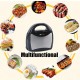 220V 750W 3 in 1 Waffle Sandwich Maker Panini BBQ Grilling Machine Breakfast Maker